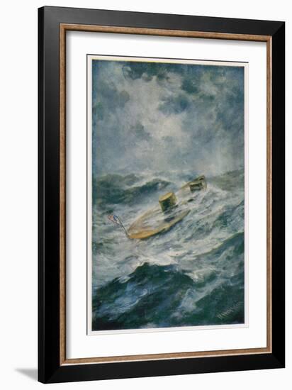 The "Monitor" in a Storm-Robert Hopkin-Framed Art Print