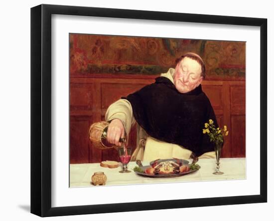The Monk's Repast-Walter Dendy Sadler-Framed Giclee Print