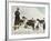 The Monks of Saint Bernard Together with Their Dogs Visit Tibet-null-Framed Photographic Print