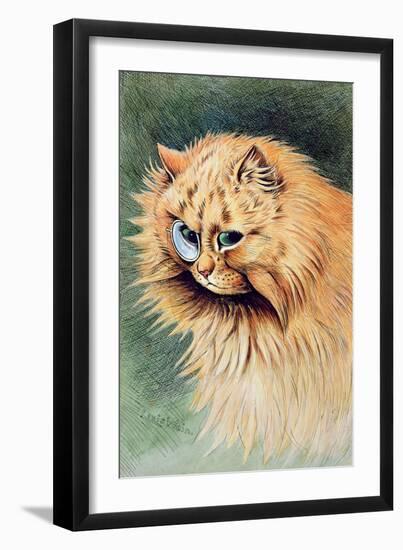 The Monocle-Louis Wain-Framed Giclee Print