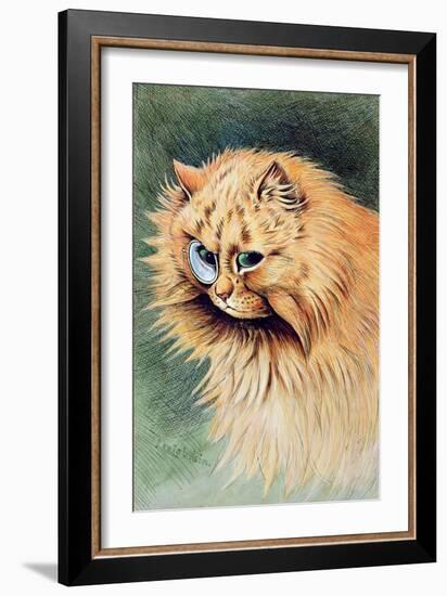 The Monocle-Louis Wain-Framed Giclee Print