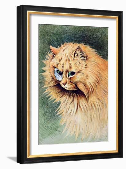 The Monocle-Louis Wain-Framed Giclee Print