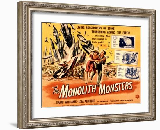 The Monolith Monsters, Grant Williams, Lola Albright, 1957-null-Framed Photo