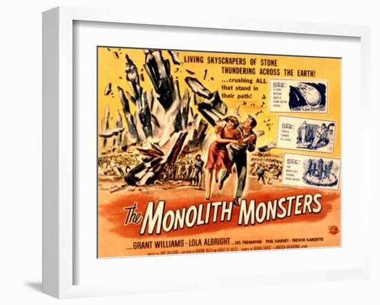 The Monolith Monsters, Grant Williams, Lola Albright, 1957-null-Framed Photo