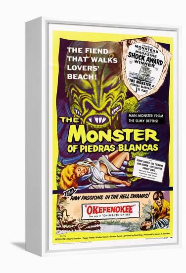 The Monster of Piedras Blancas-null-Framed Stretched Canvas