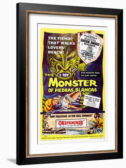 The Monster of Piedras Blancas-null-Framed Art Print