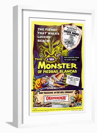 The Monster of Piedras Blancas-null-Framed Art Print