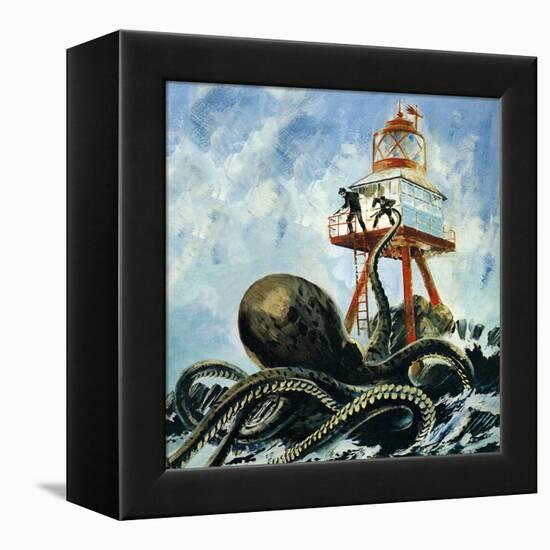 The Monster of Serrana Cay-Graham Coton-Framed Premier Image Canvas