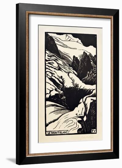 The Mont Blanc-Félix Vallotton-Framed Giclee Print