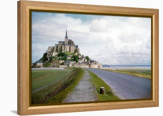 The Mont Saint Michel, France-null-Framed Stretched Canvas