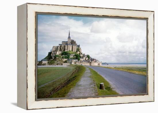 The Mont Saint Michel, France-null-Framed Stretched Canvas