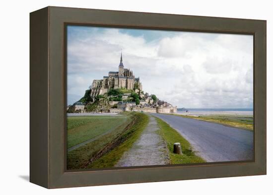 The Mont Saint Michel, France-null-Framed Stretched Canvas