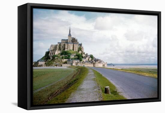 The Mont Saint Michel, France-null-Framed Stretched Canvas