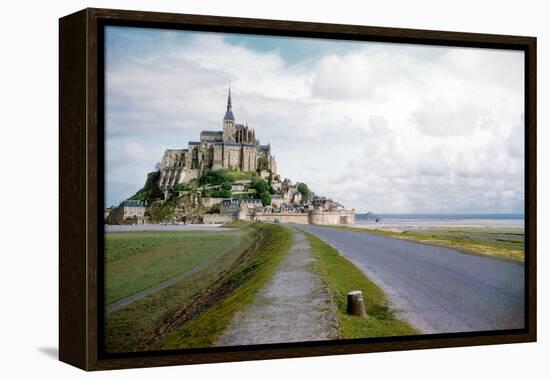 The Mont Saint Michel, France-null-Framed Stretched Canvas