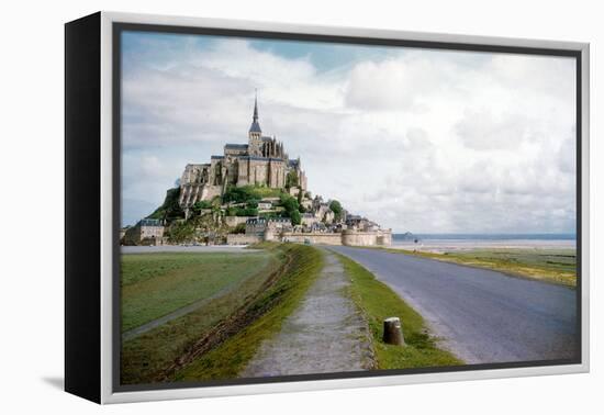 The Mont Saint Michel, France-null-Framed Stretched Canvas