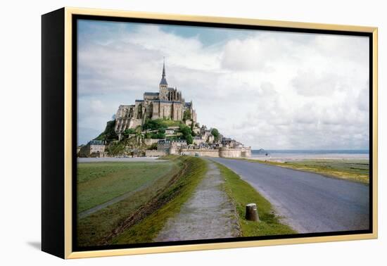 The Mont Saint Michel, France-null-Framed Stretched Canvas