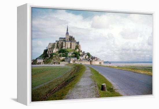 The Mont Saint Michel, France-null-Framed Stretched Canvas