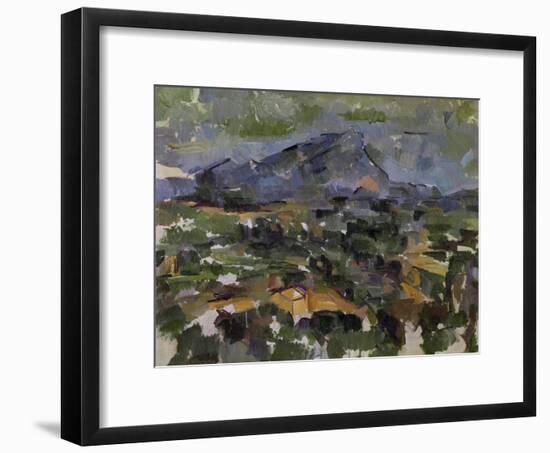 The Mont Sainte-Victoire, 1905-Paul Cézanne-Framed Giclee Print