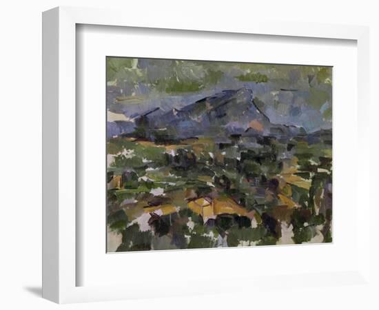 The Mont Sainte-Victoire, 1905-Paul Cézanne-Framed Giclee Print