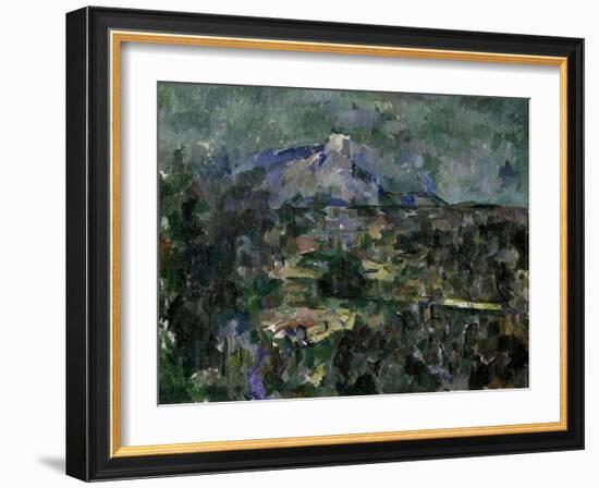 The Mont Sainte-Victoire, 1905-Paul Cézanne-Framed Giclee Print