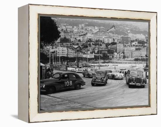 The Monte Carlo Rally, Monaco, 1954-null-Framed Premier Image Canvas