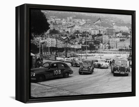 The Monte Carlo Rally, Monaco, 1954-null-Framed Premier Image Canvas