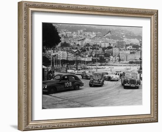 The Monte Carlo Rally, Monaco, 1954-null-Framed Photographic Print