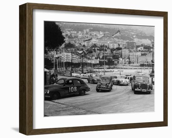 The Monte Carlo Rally, Monaco, 1954-null-Framed Photographic Print