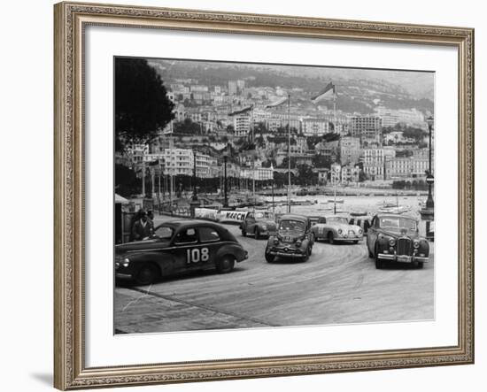 The Monte Carlo Rally, Monaco, 1954-null-Framed Photographic Print