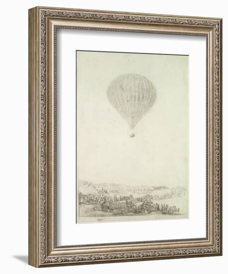 The Montgolfier Brothers, C.1800-08-Francisco de Goya-Framed Giclee Print