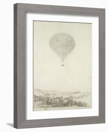 The Montgolfier Brothers, C.1800-08-Francisco de Goya-Framed Giclee Print