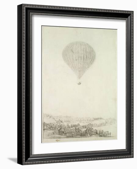 The Montgolfier Brothers, C.1800-08-Francisco de Goya-Framed Giclee Print