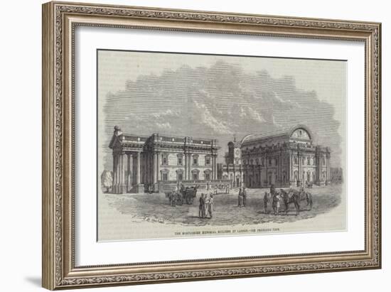 The Montgomery Memorial Building at Lahore-null-Framed Giclee Print