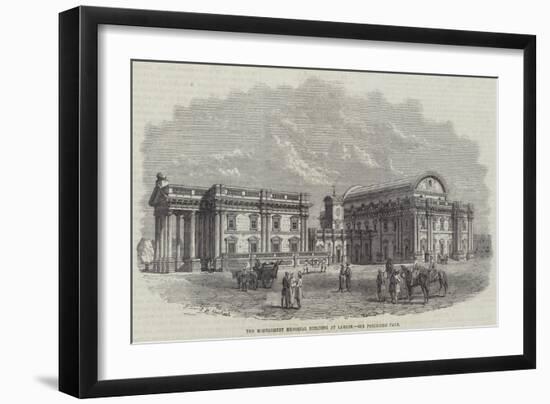 The Montgomery Memorial Building at Lahore-null-Framed Giclee Print