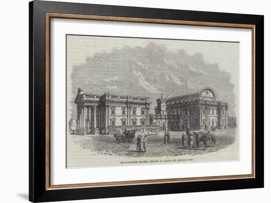 The Montgomery Memorial Building at Lahore-null-Framed Giclee Print