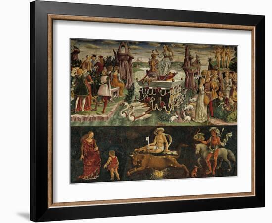 The Month of April: Taurus Astrological Symbols and the Triumph of Venus-null-Framed Giclee Print