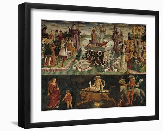 The Month of April: Taurus Astrological Symbols and the Triumph of Venus-null-Framed Giclee Print