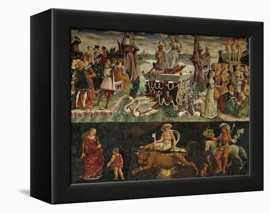 The Month of April: Taurus Astrological Symbols and the Triumph of Venus-null-Framed Premier Image Canvas