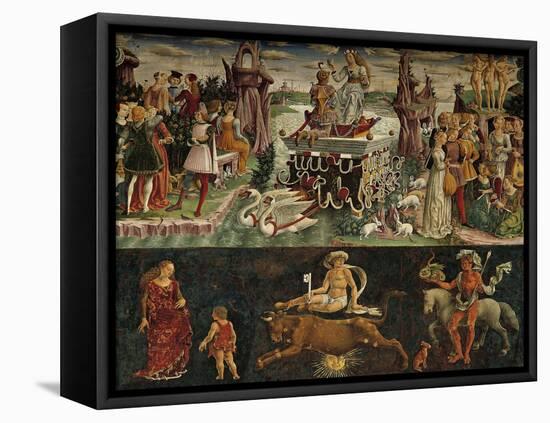 The Month of April: Taurus Astrological Symbols and the Triumph of Venus-null-Framed Premier Image Canvas