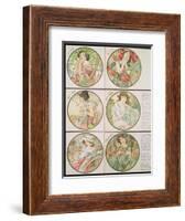 The Months, 1899-Alphonse Mucha-Framed Giclee Print