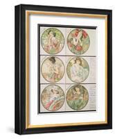 The Months, 1899-Alphonse Mucha-Framed Giclee Print