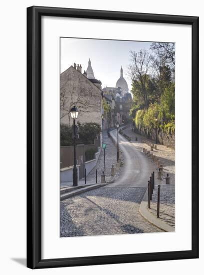 The Montmartre Area with the Sacre Coeur Basilica in the Background, Paris, France, Europe-Julian Elliott-Framed Photographic Print