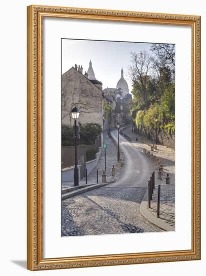 The Montmartre Area with the Sacre Coeur Basilica in the Background, Paris, France, Europe-Julian Elliott-Framed Photographic Print