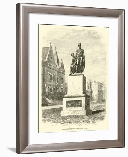 The Monument to Burke and Wills-null-Framed Giclee Print