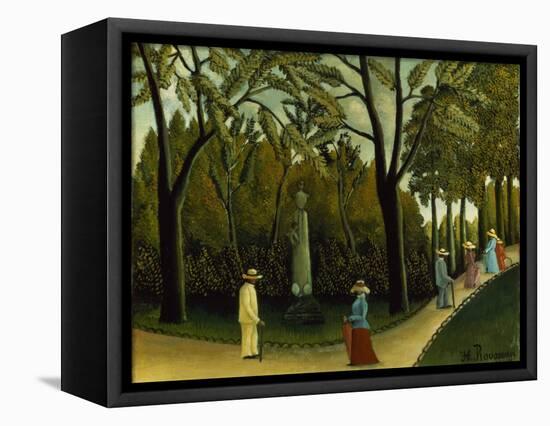 The Monument to Chopin in the Luxembourg Gardens, 1909-Henri Rousseau-Framed Premier Image Canvas