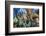 The Monument to Minin and Pozharsky in Front of St Basil's Cathedral in Red Square.-Jon Hicks-Framed Photographic Print