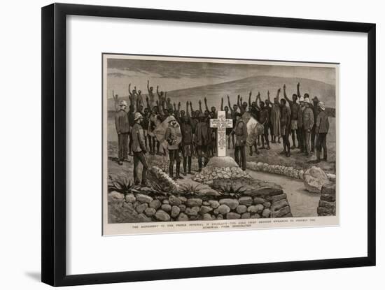 The Monument to the Prince Imperial in Zululand-Joseph Nash-Framed Giclee Print