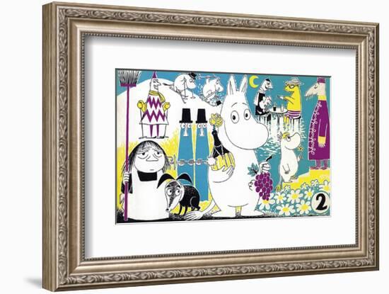 The Moomins Comic Cover 2-Tove Jansson-Framed Art Print