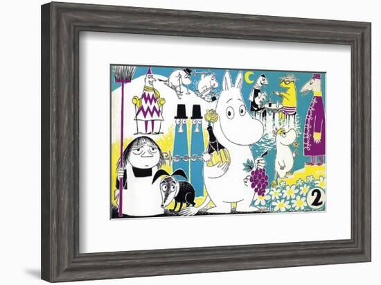 The Moomins Comic Cover 2-Tove Jansson-Framed Art Print