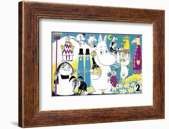 The Moomins Comic Cover 2-Tove Jansson-Framed Art Print